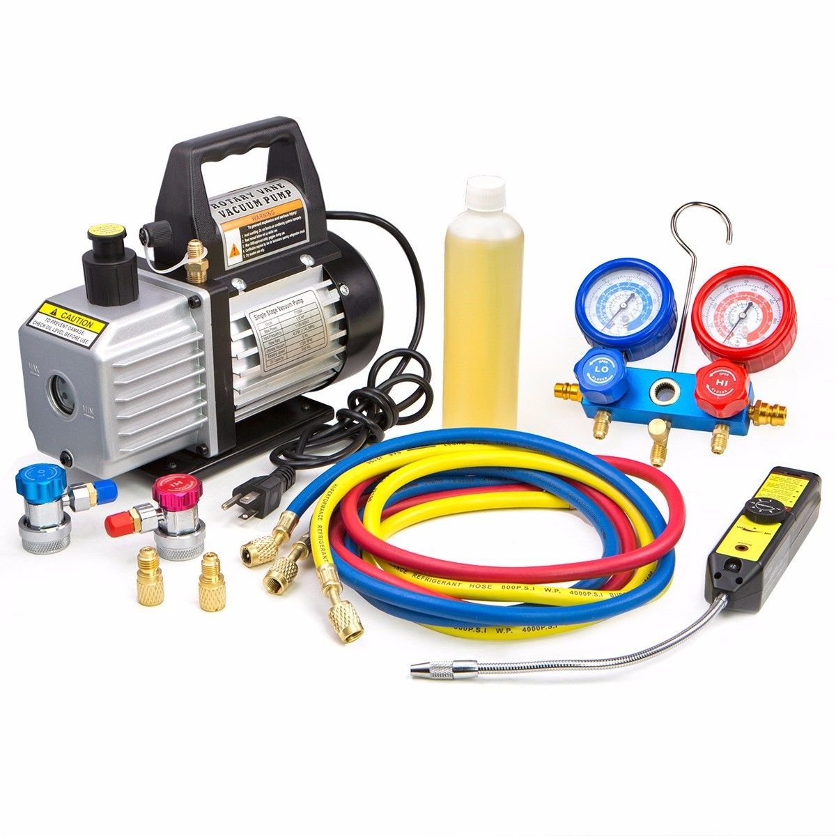 Amazon.co.jp: XtremepowerUS 4CFM 真空ポンプ R134a R22 R32 R410A A